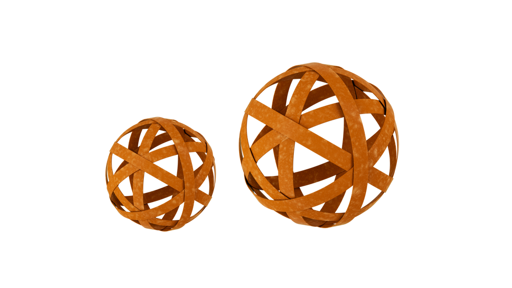 Rostkugel Garten Tivoli Set ⌀ 20 cm – 25 cm Rostkugel Garten Tivoli Set ⌀ 20 cm – 25 cm