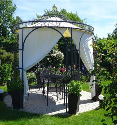 Pavillon Milano pulverbeschichtet anthrazit