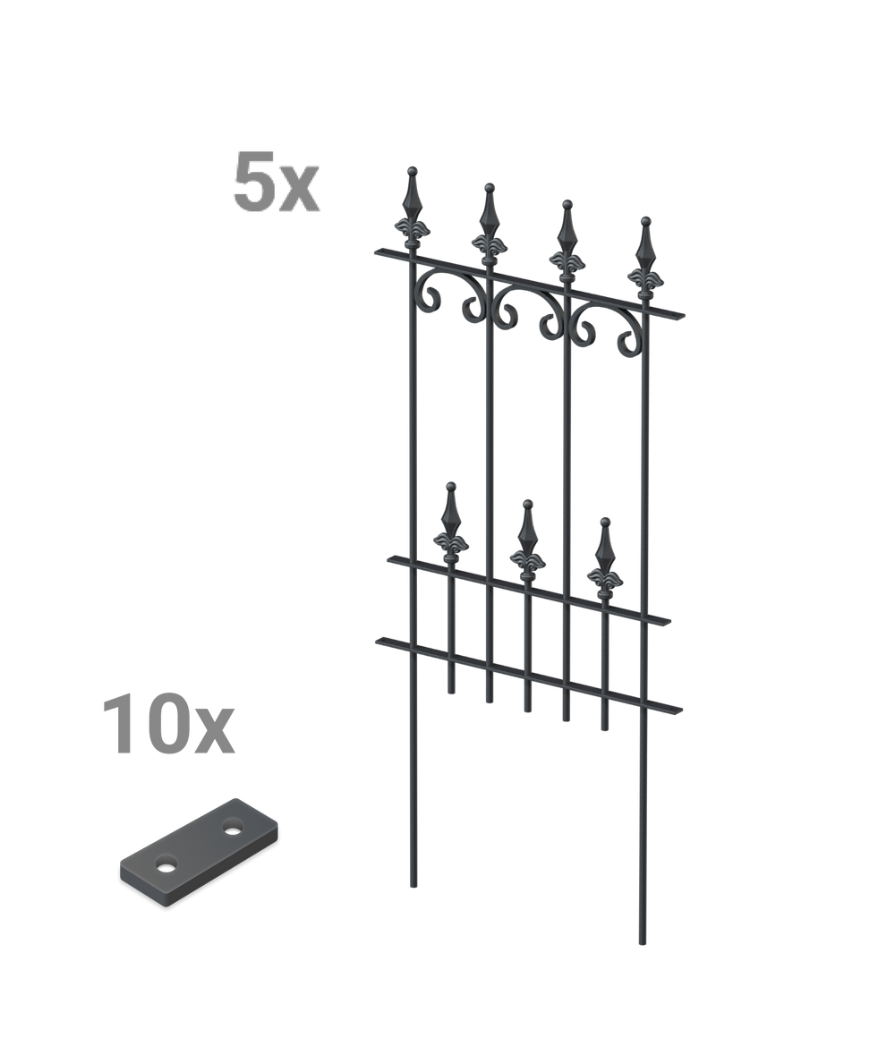 Steckzaun Lucca im Set Steckzaun Lucca im Set