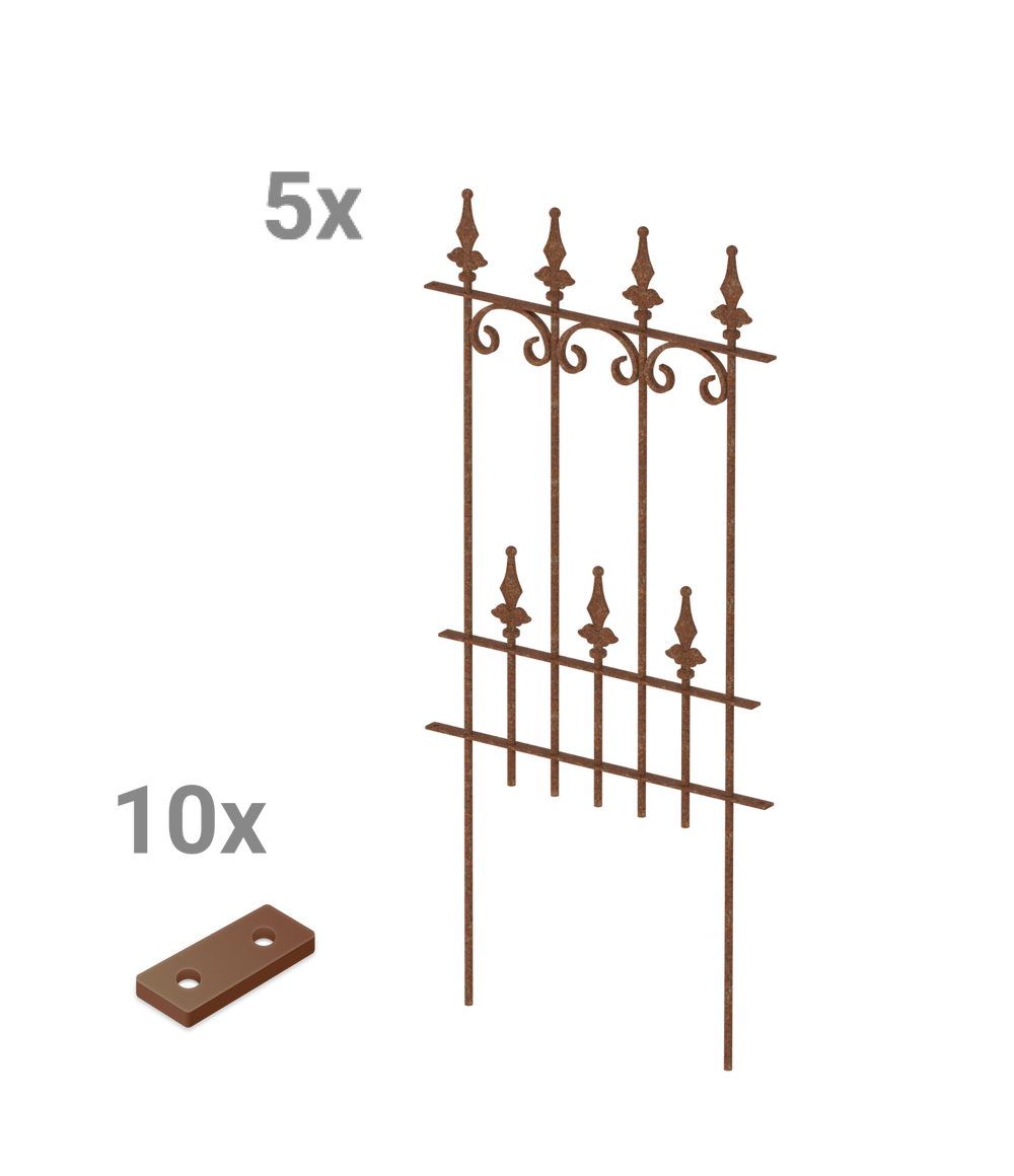 Steckzaun Lucca im Set Steckzaun Lucca im Set