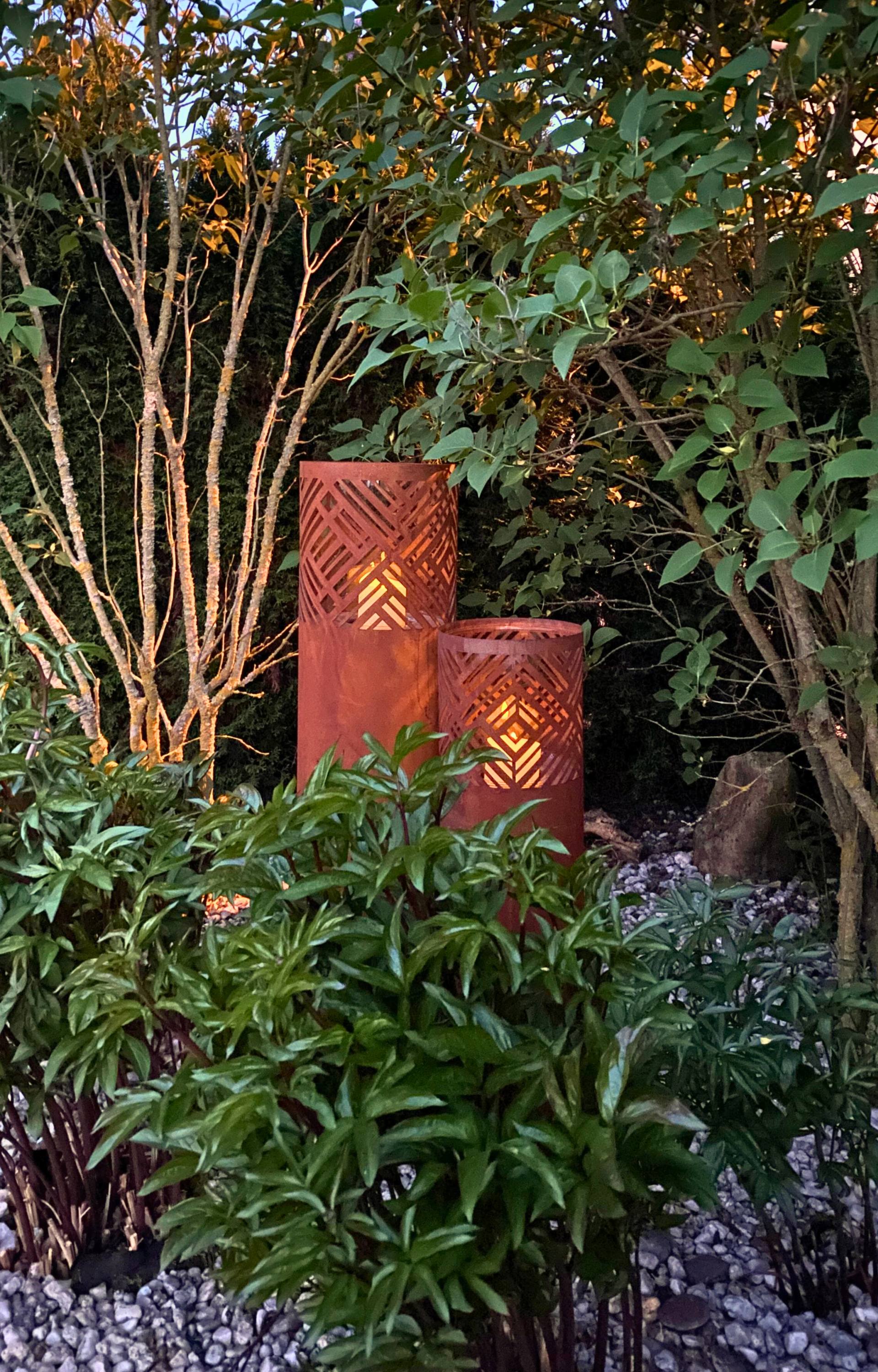 Windlichtset Adda unbeschichtet