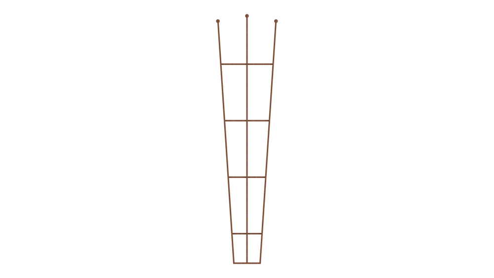 Rankgitter Bari in unbeschichtet als 3D-Modell Rankgitter Bari in unbeschichtet als 3D-Modell