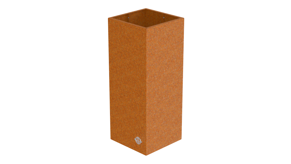 Hochbeet Manarola 40x40x100 cm aus Cortenstahl als 3D-Modell Hochbeet Manarola 40x40x100 cm aus Cortenstahl als 3D-Modell