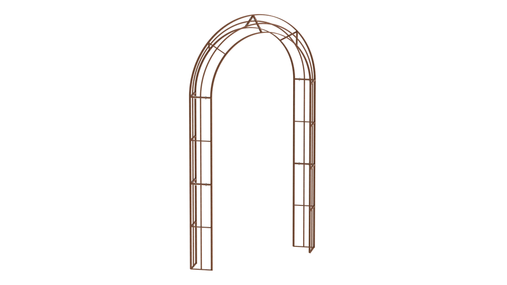 Rosenbogen Matera in unbeschichtet als 3D-Modell Rosenbogen Matera in unbeschichtet als 3D-Modell