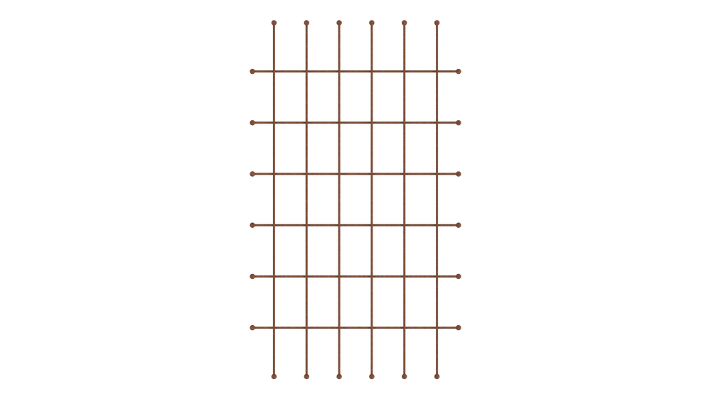 Rankgitter Tarent gross in unbeschichtet als 3D-Modell Rankgitter Tarent gross in unbeschichtet als 3D-Modell