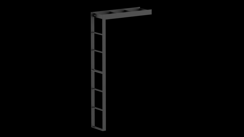 Pulverbeschichtet Sonderfarbe RAL 9005 Tiefschwarz