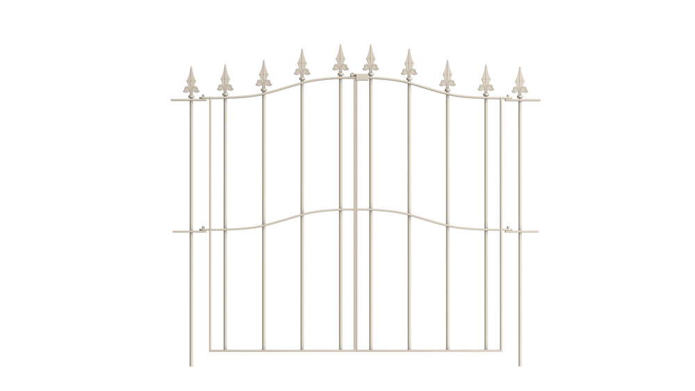Pulverbeschichtet RAL 9001 Cremeweiß