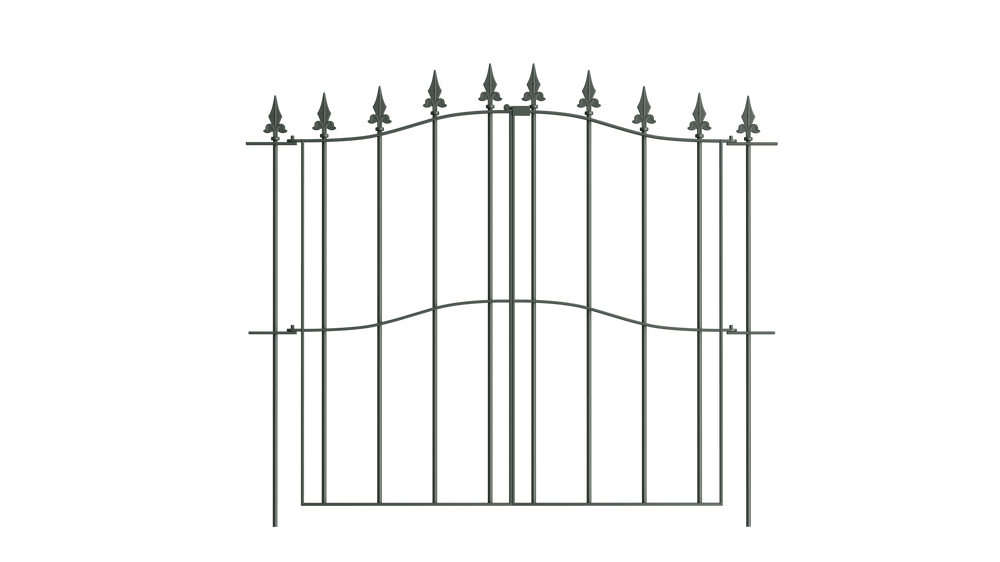 Pulverbeschichtet RAL 6009 Tannengrün