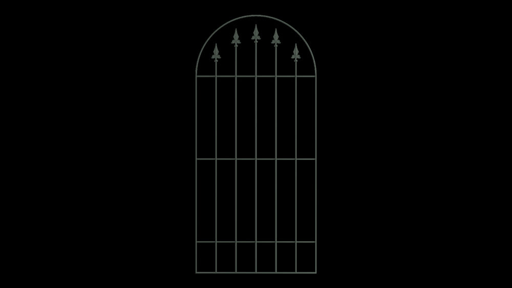 Pulverbeschichtet RAL 6009 Tannengrün